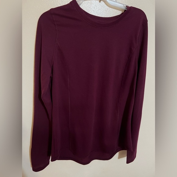 Women's Crop Long Sleeves Workout Tops Sports Shirts Avía LS Performance Tee - Picture 4 of 12